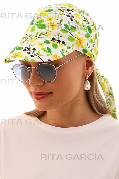 Ritagarcia Shielded Bandana Visor - Safari Tie-Up