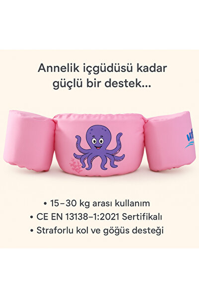 Wolfy Outdoor Wolfy Myswim Yüzdürme Yardımcısı Ahtapot-pembe