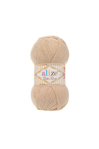 Alize Baby Best Anti-Piling Bebe Hand Knitting Rope Honey Foam 310 1 Piece