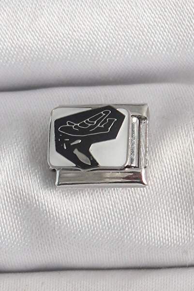 Skygo 316L فولاذ فضي اللون أبيض أسود طائرة مطرزة صورة نموذج ترشيح سحر - TJ-BC...