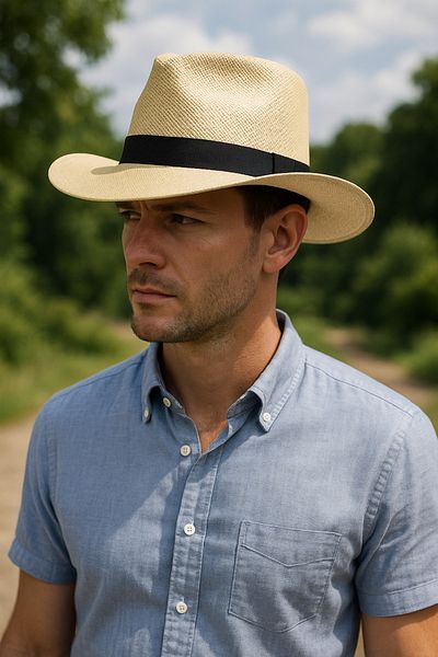 LAGRANZE Straw Men's Modern Daily Hat