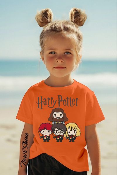New Shine Harry Potter Printed Oversized Children's T-Shirt