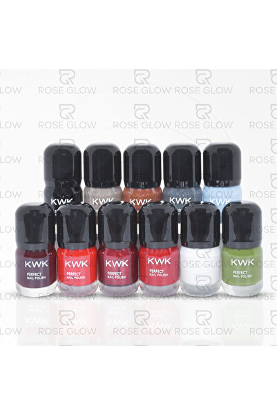 KWK مجموعة مناكير اللامعة "latest Color Launching" (24 لون) | طلاء أظافر ثابت...