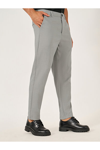 Take Two By Styli Men Solid Flat Front Chino Pants with Belt Loops
