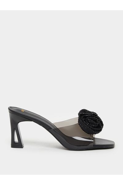 Styli Floral High Heel Sandals