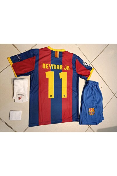 Genel Markalar BARCELONA NEYMAR JR 11 LONDRA 2011 FİNALİ ÇOCUK FUTBOL FORMA 4...