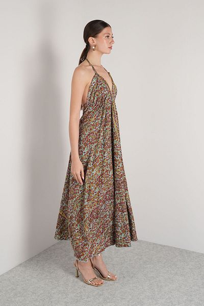 NAVAJO Indian Silk Strap Dress Standard Size