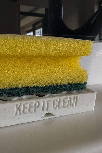 sob3studio Sponge Holder and Soap Dispenser - Design That Provides Dryness