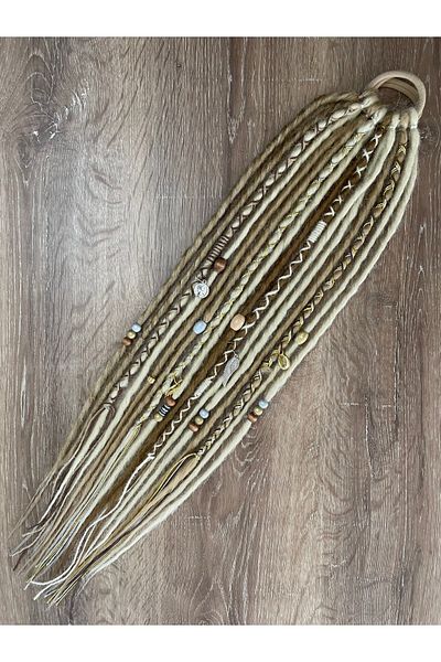 Selin Bengi Rasta Buckle 16 Pieces - Platinum & Auburn Tones