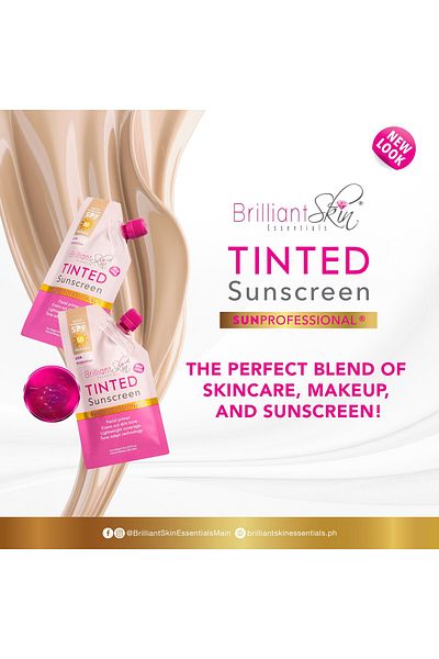 Brilliant tinted sunscreen