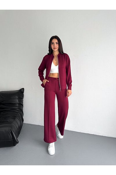 Dumy - Modal Fabric Comfortable Tracksuit Set Suitable for Wide Sizes
