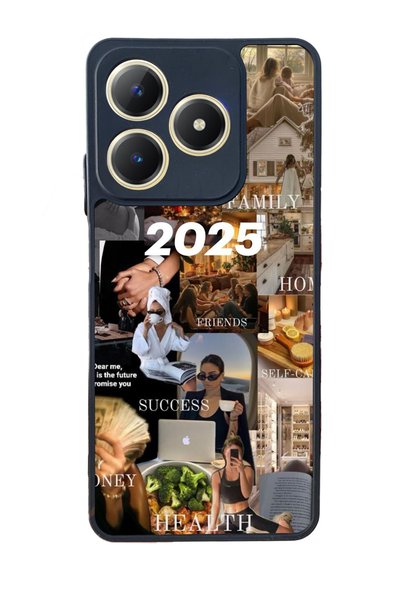 realme C63 Matte Compatible Black Case – Soft Silicone, Protective, Shock Abs...