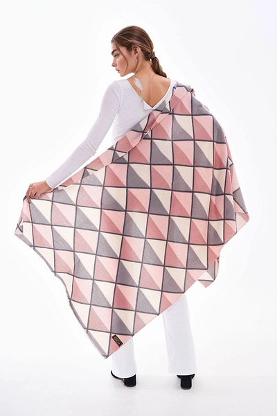 bacc Beige Tile Patterned Shawl Bcnsv-2515286