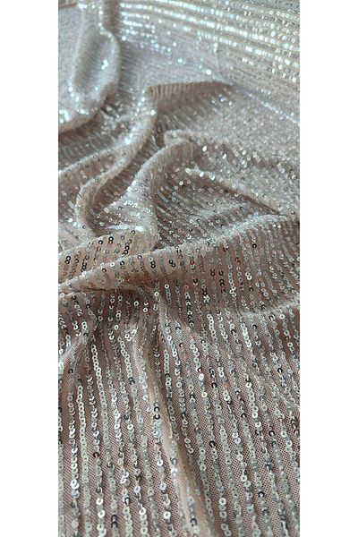 River Fabrics Sequined Beige