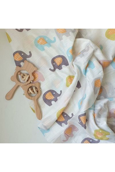 Little Cloud Colorful baby wrap (Kofla)