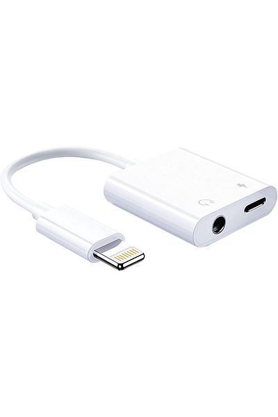 Other Lightning Jack Headphone Adapter [2-in-1] Apple Certified to 35mm AUX Dongle Compatible with iPhone