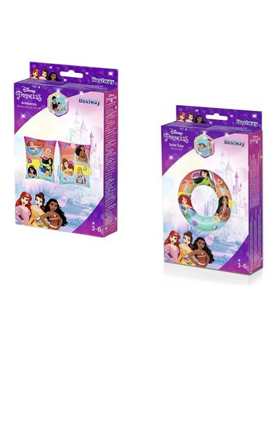 BESTWAY Princess Sleeve + Bagel Set 3-6 Years