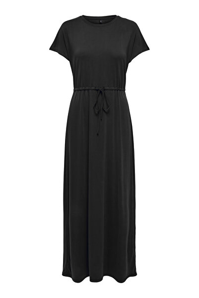 ONLY Φόρεμα Onlhannah Regular Fit με λαιμόκοψη και λεπτομέρεια με κορδόνια 15348761