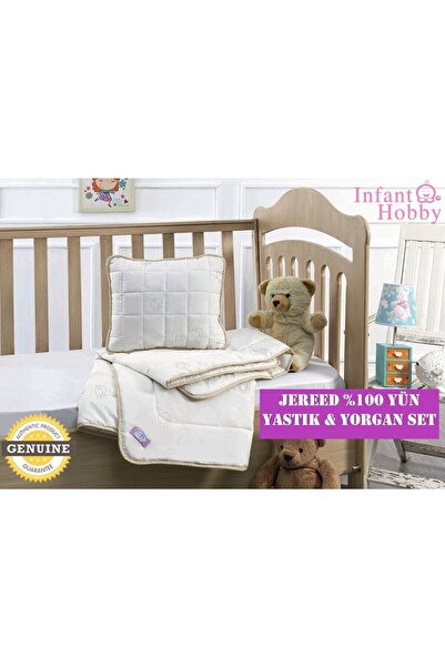 İnfant Hobby Bebekler İçin Özel Yün Yorgan-Yastık Seti