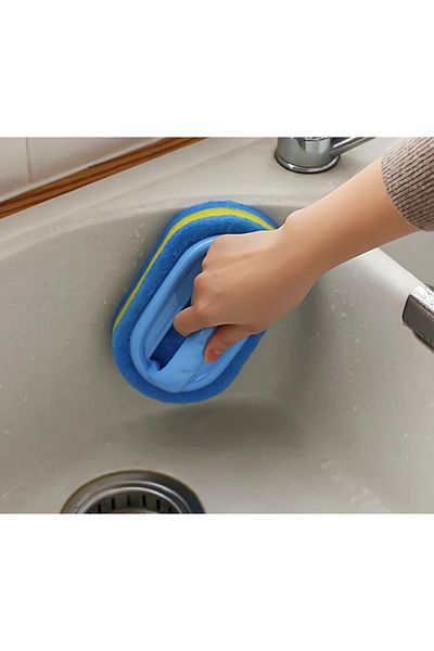 BALCI HEDİYELİK 1Pc Magic Sponge Cleaning Brush,Kitchen, Bathroom, Toilet, Car, Household Cleaning Tool