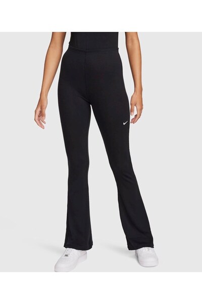 Nike Sportswear Chill Knit Mini Fitilli Sıkı Kesimli Bol Paçalı Kadın Taytı