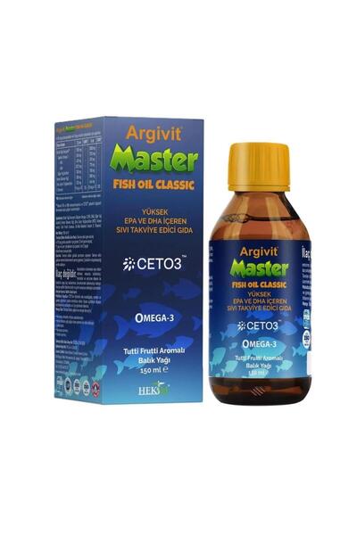 Argivit Master Fish Oil-balık Yağı 150ml