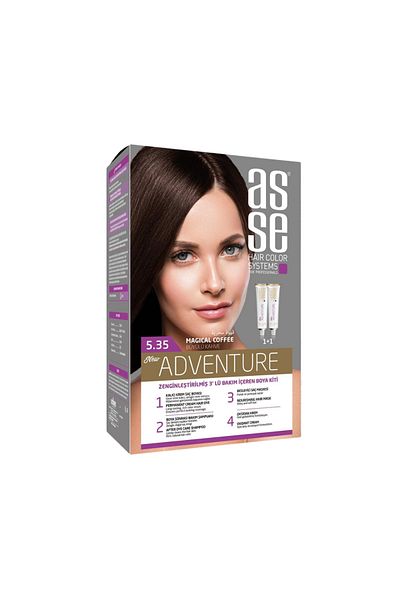 asse Permanent Hair Dye 5.35 Magical Coffee 50 50ml