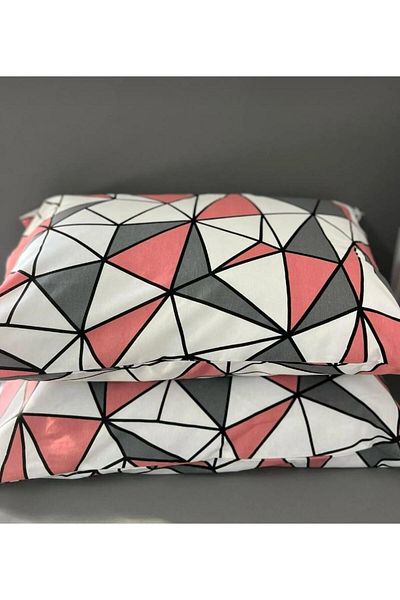 Belsina Home Cotton Zippered 2 Pieces 50x70 Pillow Case