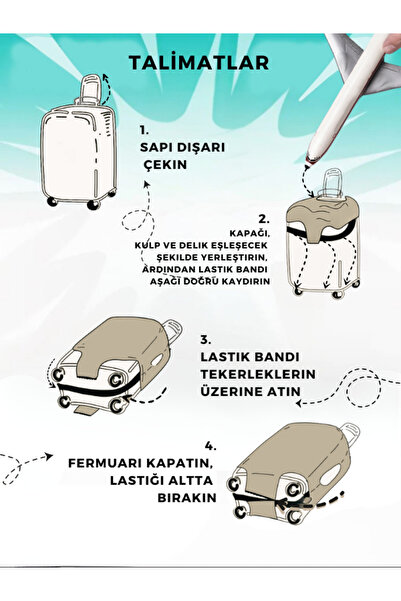 truyana Valiz Kılıfı Bavul Koruyucu