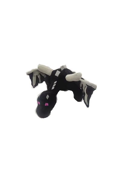 ve Plush Minecraft Ender Dragon toy, VeliumCraft, 60 cm, fluffy, for children, matte black, plump