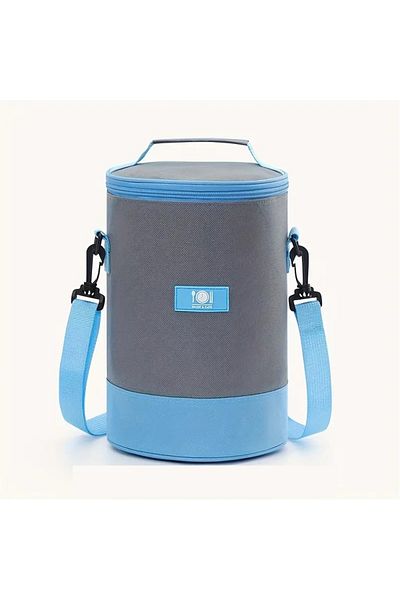 Enjoy 6.6L Insulated Lunch Box Multi-Purpose4Travel&Students with Shoulder Strap4Hanging&Carrying Handle