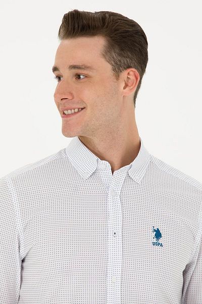 U.S. Polo Assn. U.S. Polo Assn. Patterned Saks Men's Shirt 1687227