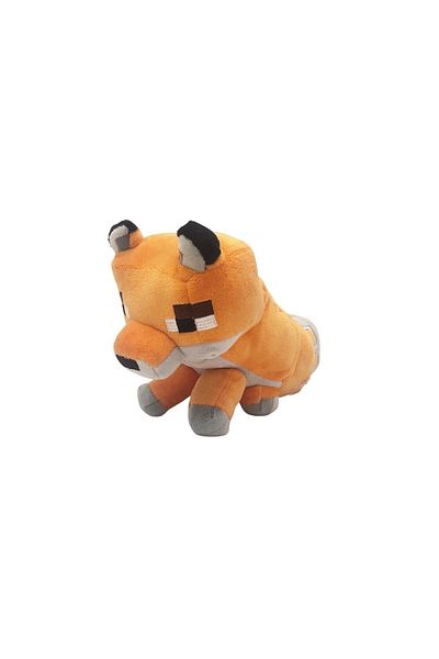 ve Plush Minecraft fox toy, VeliumCraft, 20-26 cm, fluffy, for children, orange