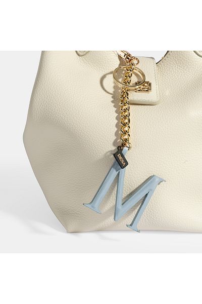 Desa Δερμάτινο μπρελόκ Letter M Blue