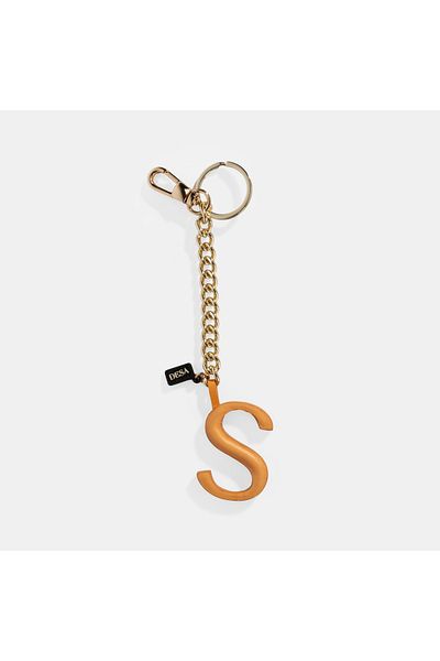 Desa Δερμάτινο μπρελόκ Letter S Orange