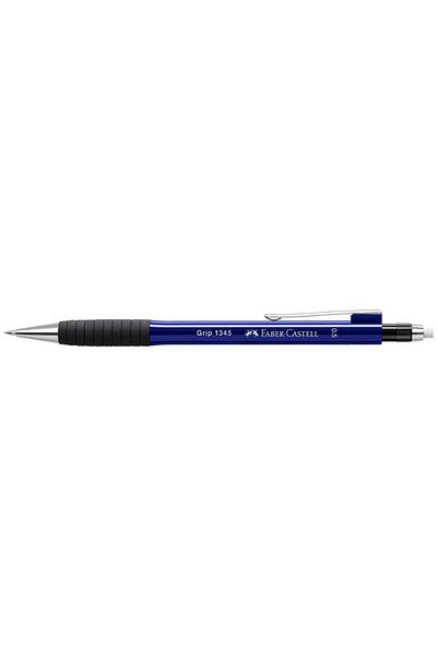 Faber Castell Grip 1345 Tip Pen 0.5 Navy Blue 2022 Storable Metal Tip with Eraser Ergonomic Design