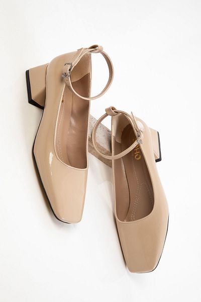 SOHO Ten Patent Leather Women's Classic Heeled Shoes 19783