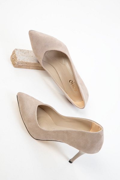 SOHO Skin Suede Women's Classic Heeled Shoes 19549