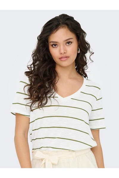 ONLY Female circular knit t-