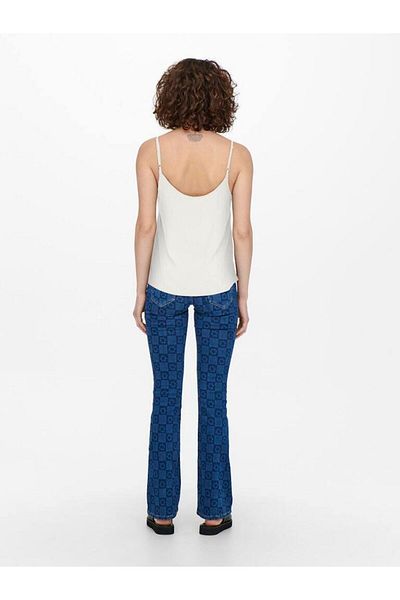 ONLY Onlnelly Life Button Singlet Solid Noos