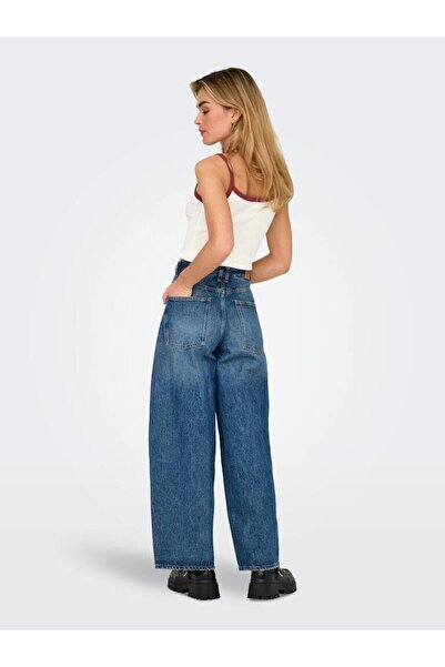 ONLY Onlvikka S/L Rib Print Top Box Jrs