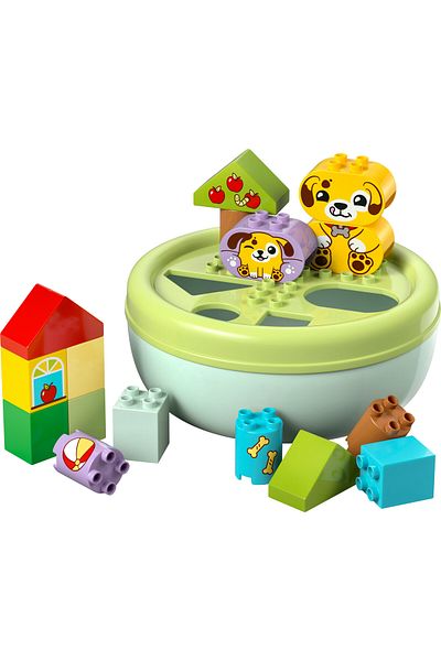 LEGO ®   Duplo ®   First Shape Sorter: Doghouse 10441 - 1,5+ Educational Toy Construction Set (17 Pieces)