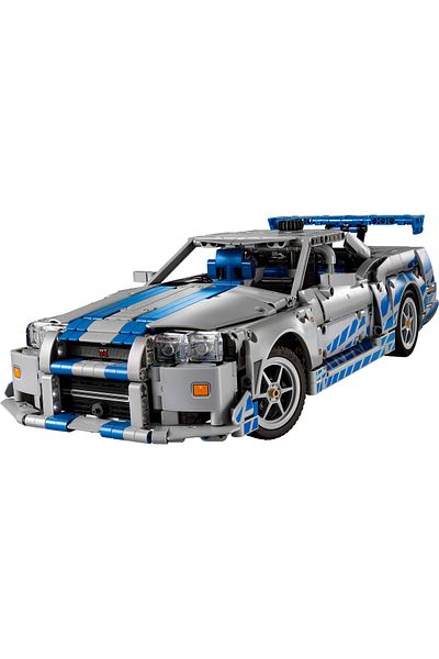 LEGO ®   Technic ™   Faster More Furious Nissan Skyline Gt-R (R34) 42210- 18+Model Building Kit (1410P)