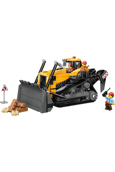 LEGO ®   City Yellow Bulldozer 60466 - 8+ Construction Site Themed Creative Toy Construction Set (682 Pieces)