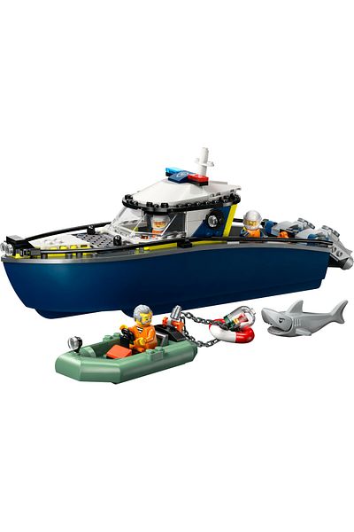 LEGO ®   City Police Boat Chase 60456 - 6+ Creative Toy Construction Set (264 Pieces)