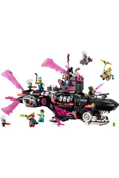 LEGO ®   Dreamzzz ™   Nightmarine Shark Submarine 71500 - 9+ Creative Toy Construction Set (1413 Pieces)