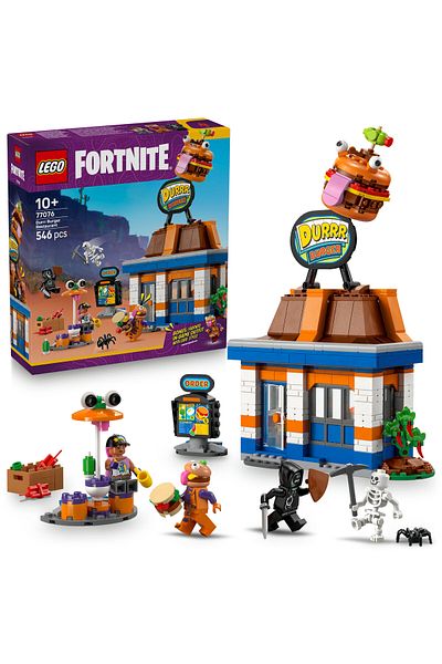 LEGO ®   Fortnite ®   Durrr Burger Restaurant 77076 - 10+ Creative Toy Construction Set (546 Pieces)