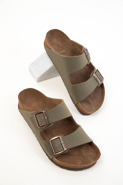 SOHO Khaki női papucs 20631