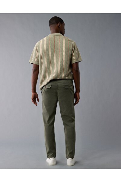 AMERICAN EAGLE Ae flex linen-blend pull-on athletic fit easy pant