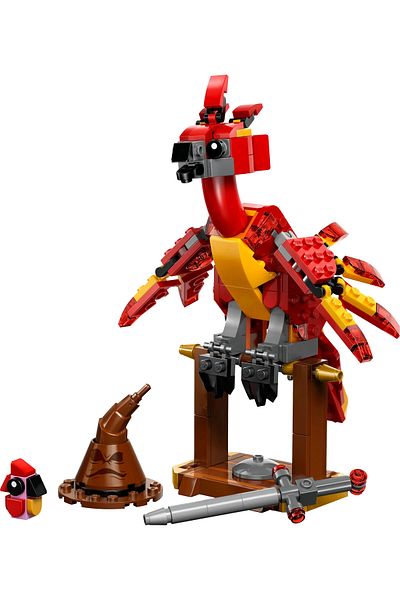 LEGO ®   Harry Potter ™   Fawkes ™ : Dumbledore's Phoenix 76448 - 8+ Animal Figure Construction Set (299P)